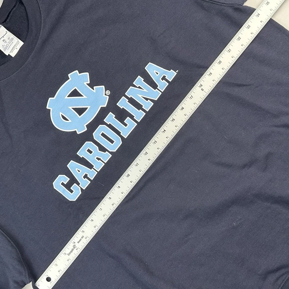 UNC North Carolina Tarheels Sweatshirt Mens XL Blue Champion Logo Sellout Weave - Picture 5 of 5